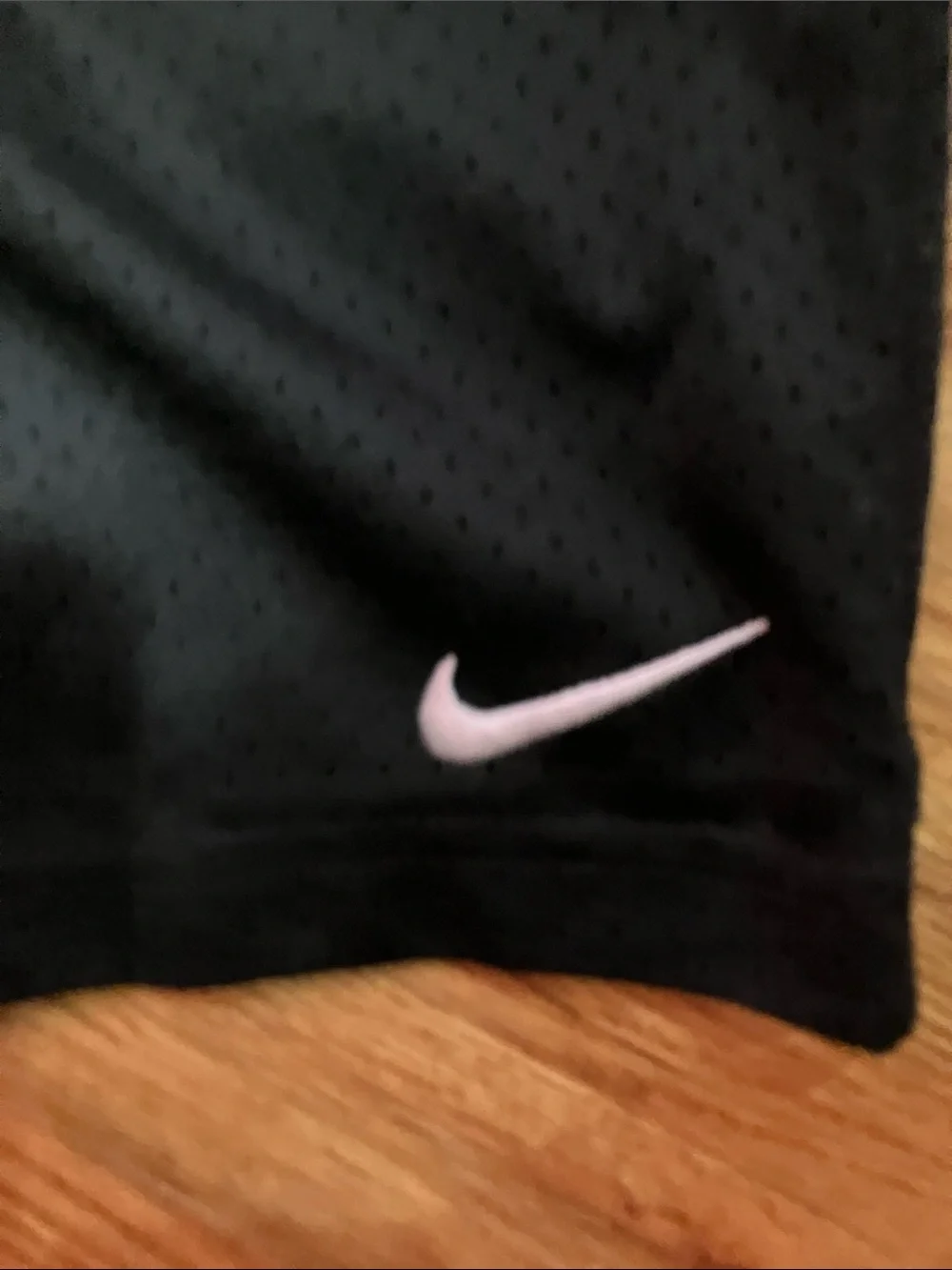 Nike Gray Tee with Black Swoosh & Black Shorts Boys Sz 5 EUC